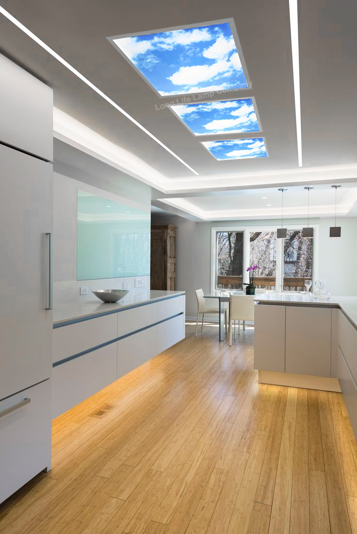 40W SKY LED Ceiling Panel Cloud Scene Recessed Panel Light 600 x 600 eBay