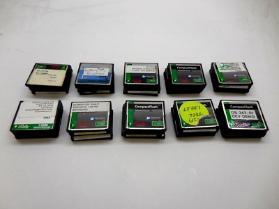 Lot of 50 - 1 GB Compact Flash Cards, Various brands  Tested Working -Used