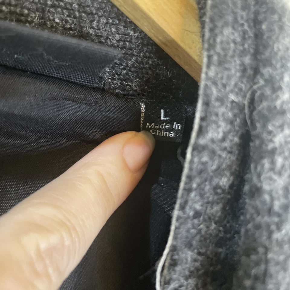 Кардиган длинный Saks Fifth Avenue нитки с длинным рукавом в полоску шерстяная смесь L - Изображение 4 из 4