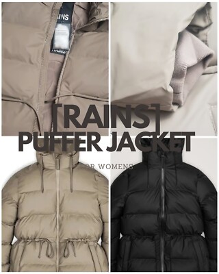 Rains-Puffer Parka, waterproof winter jacket (women)