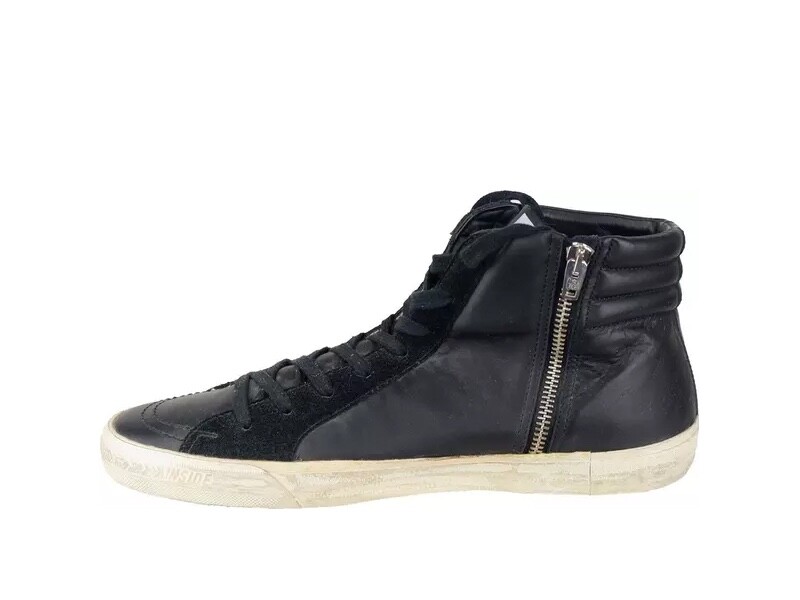 Size 43 | 10 US - GOLDEN GOOSE SLIDE Black Calfskin Men display picture 3