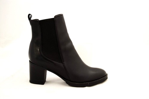 SCARPE STIVALETTI DONNA 37 VERA PELLE CON ELASTICO ARTIGIANALI MADE IN ITALY - Foto 2 di 6