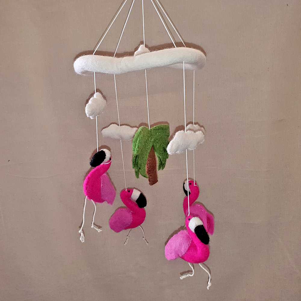 felt cot mobile