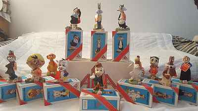 Warner Bros. Looney Tunes Ceramic Figurines - Bugs Bunny, Daffy Duck Collection*