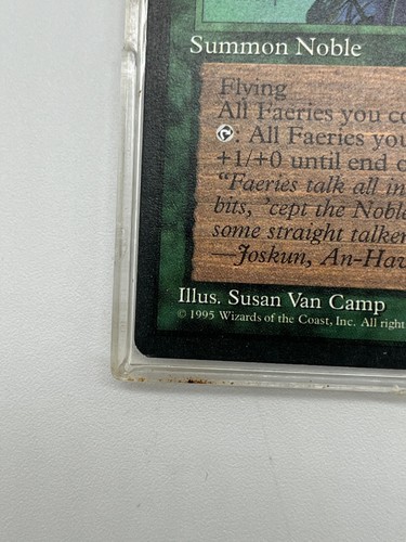 Faerie Noble Homelands 1995 SIGNED Artist Signature (No COA) Magic the Gathering - Picture 4 of 13