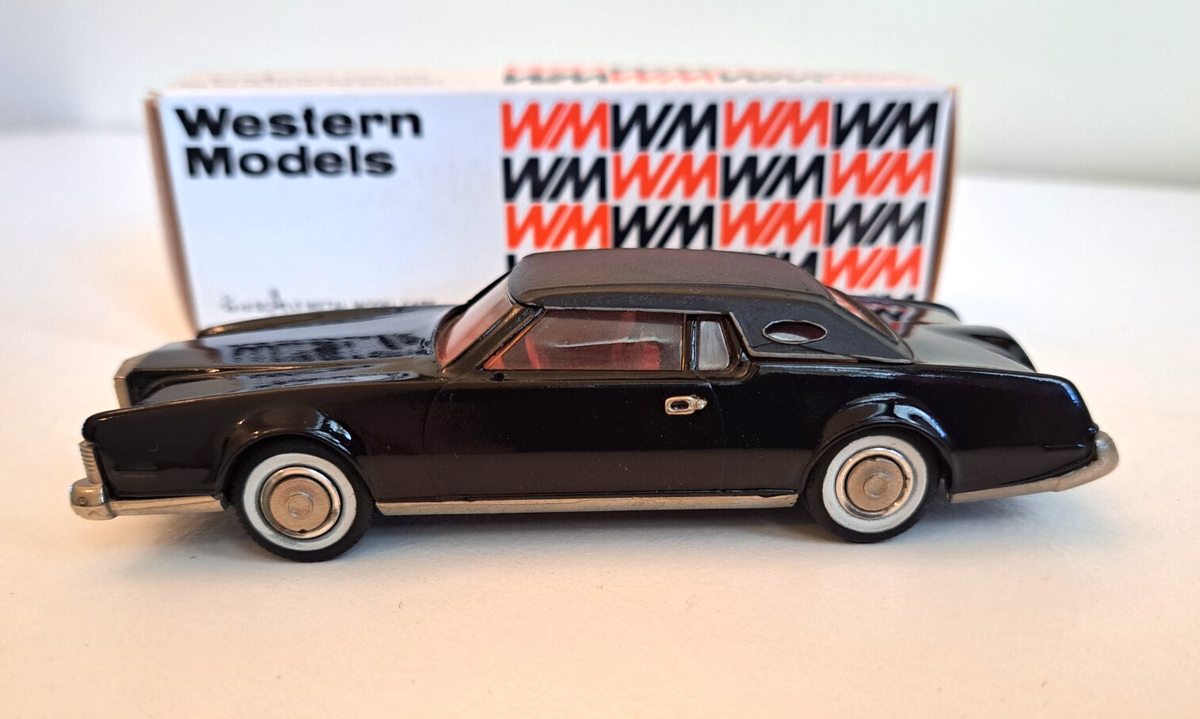 Rare Vintage 1:43 WM Western Models 1973 Lincoln Continental