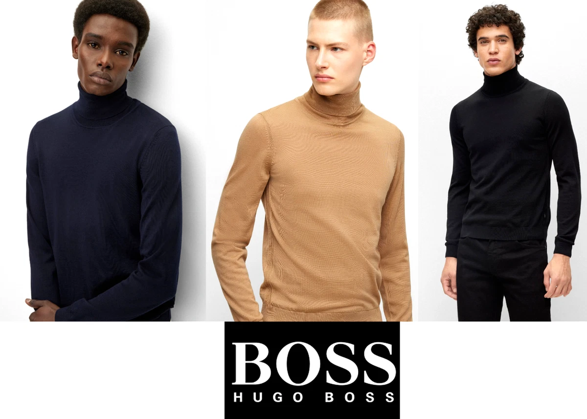 Mens designer roll neck jumper sale