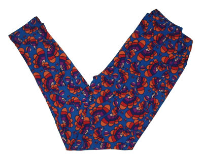 New~LuLaRoe OS One Size Leggings~Geometric~Blue Orange Purple~Unicorn, Rare HTF