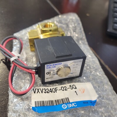 SMC VXV3240F-02-5G  SOLENOID VALVE VXV3240F AIR 0.5 ORIFICE 4 USA NEW $149