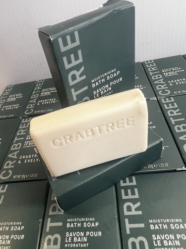 20X Crabtree & Evelyn Moisturizing Bath Soap Bars 1.25 oz Travel Size (20 Bars)
