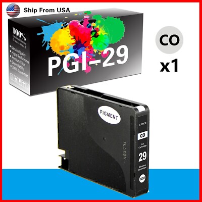 (1-PK,Chroma Optimizer) PGI-29 PGI29 Ink Cartridge for PIXMA Pro1 Pro1s Printer