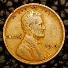 1916-P Lincoln Wheat Cent ~ FINE (F / FN) Condition ~ COMBINED SHIPPING!