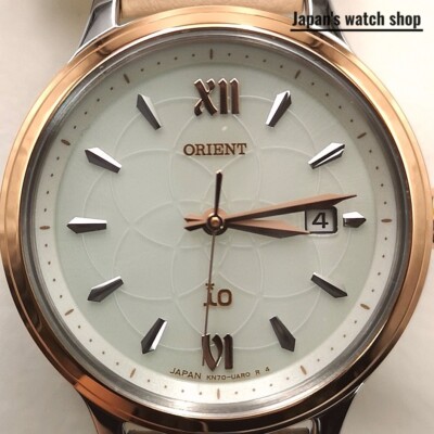 ORIENT iO NATURAL & PLAIN RN-WG0416S Blue shipping Women's Watch New in Box