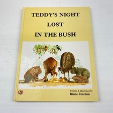 Vintage Children's Book: Teddy's Night Lost In The Bush - Bruce Peardon - 1st Ed