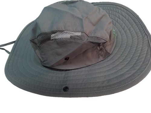Adidas Miami Hurricanes Safari / Boonie Hat Gray Snap Brim Mesh Vented Unisex - Picture 6 of 8