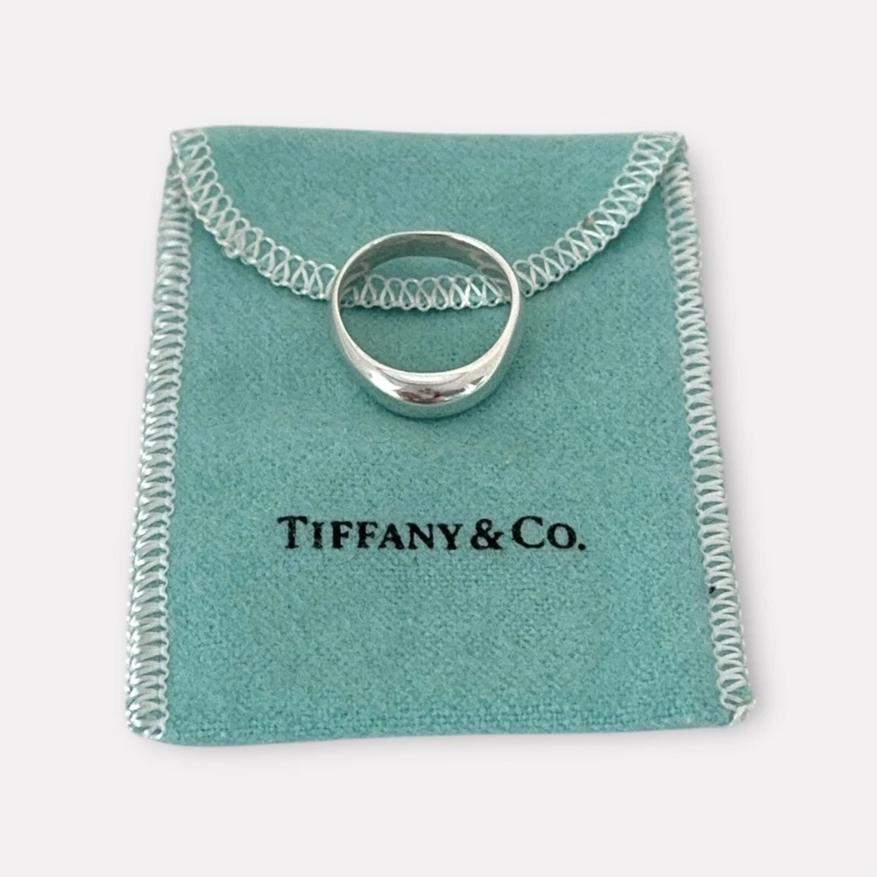 Anillo Tiffany & Co Twist Band Dome Vintage 1999 talla M Foto 2 de 4