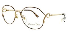 New Vintage CHRISTIAN DIOR CD2901 41 54mm Gold Brown Eyeglasses Frames Austria