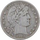 1913-S Barber Silver Half Dollar Choice VF Uncertified #921