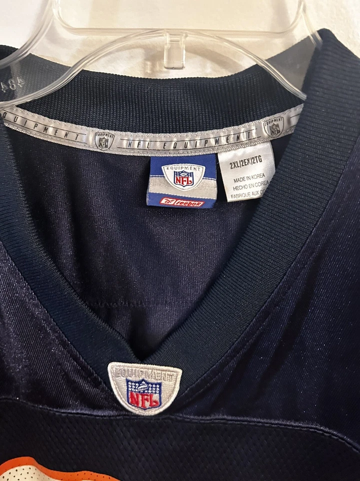 Camiseta de colección Brian Urlacher Chicago Bears #54 Reebok - Calcomanía - Gran forma 2XL Foto 3 de 4