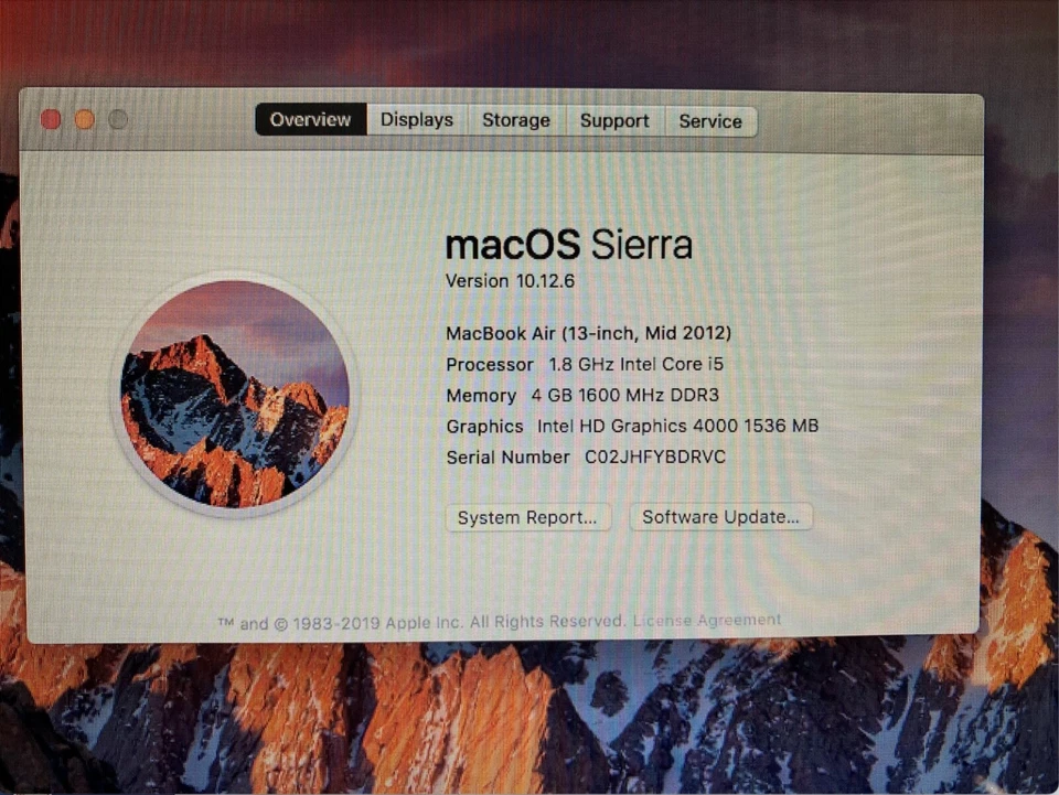 Apple MacBook Air 13" 2012 · i5 · 4GB · 120GB, photo 4 of 5