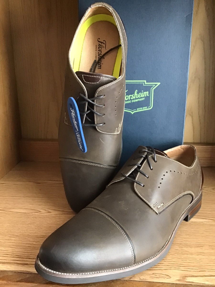 Florsheim Mens Brown Uptown Cap Toe Lace Up Oxford Dress Shoes Size 11.5 Amazon.com | Florsheim Men main image 4