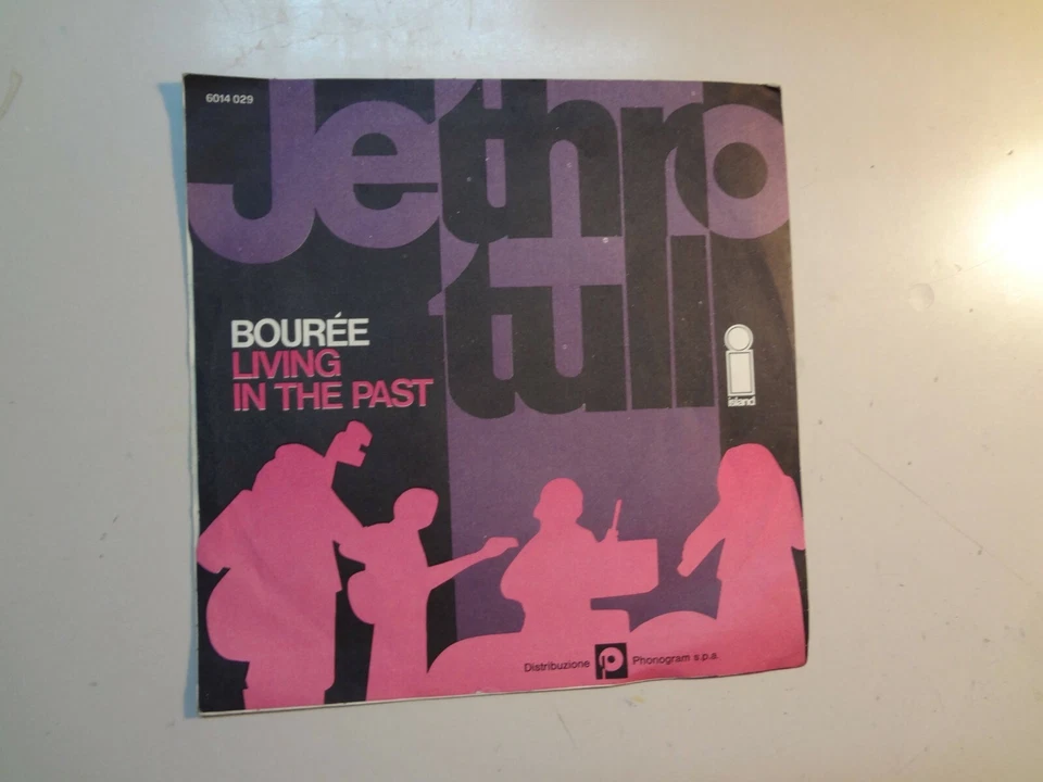 JETHRO TULL: Bouree-Living In The Past-Italy 7" 1970 Island Records 6014 029 PSL - Image 2 of 4
