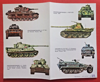 1/72 Decals Esci, PANZERKAMPFWAGEN III TIGER I PANTHER Sd.Kfz.251/1 HANOMAG
