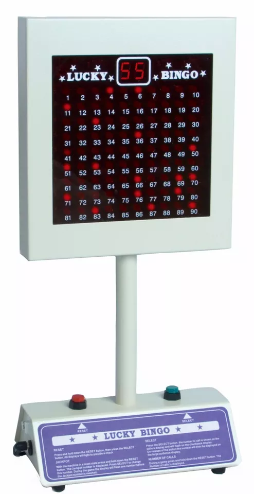 Bingo Machine Lucky Bingo Electronic  1-90 & 1-75 Free 15ml Dabbers or Tickets - Image 3 of 4