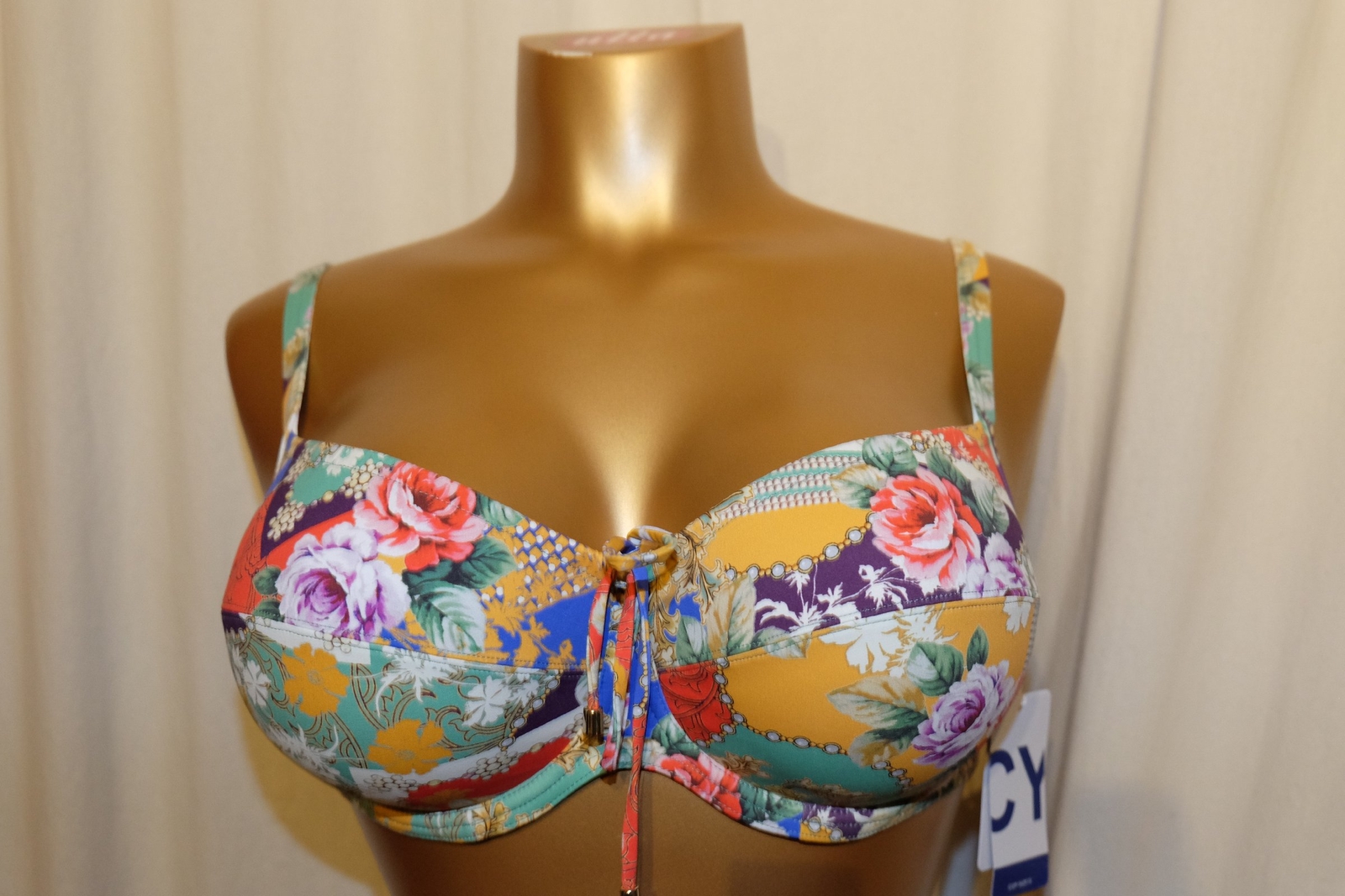 CYELL verstellbares Bügel Bikini-Top TOP WIRED dolce vita multicolor Print NEU