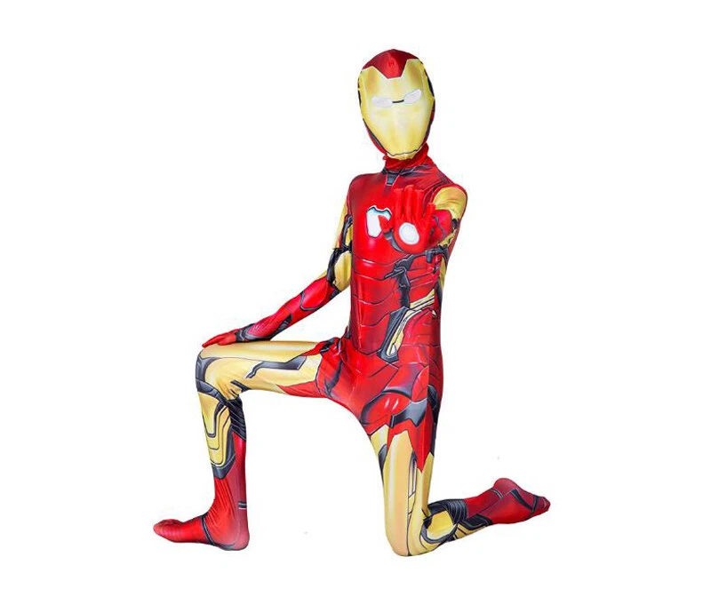 Disfraz de Spiderman Disfraz de Iron Man Traje de Superhéroe Body Niños Fiesta Halloween Foto 3 de 4