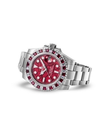 A Bathing Ape Typ 1 Bapex Kristall Stein Farbe Burgunderrot/Neon Camo Neu mit Box Kostenloser Versand - Bild 2 von 3