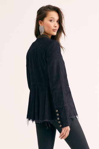NWT FREE PEOPLE Sz XS LUCY MILITARY RAW 