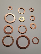  COPPER SEALING WASHER 5mm 6mm 8mm 10mm 12mm 14mm 16mm 20mm PACK 1 2 5 10