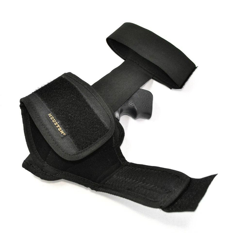 Houston Gun Holsters - Black Nylon Ankle Holster - Choose Gun Model/Size - Image 4 of 4