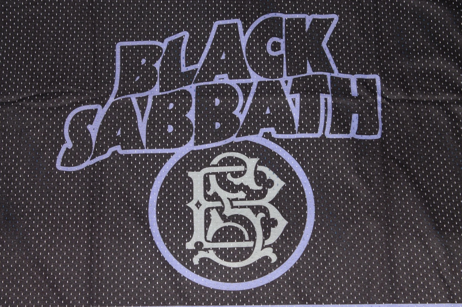 Black Sabbath Satan Heavy Metal Band Men's Mesh Hockey Jersey
