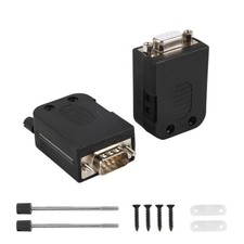 DB9 Solderless Connector RS232 D-SUB Serial to 9-Pin Port Terminal Male9542