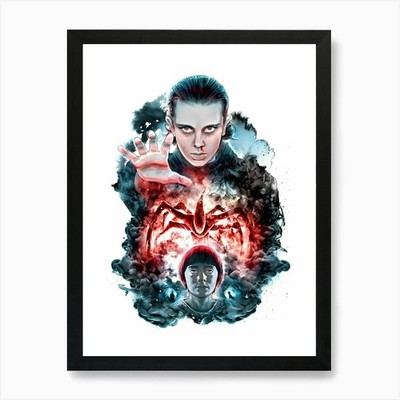 Stranger Things 10 Art Print Framed Wall Art Poster Canvas Print Picture