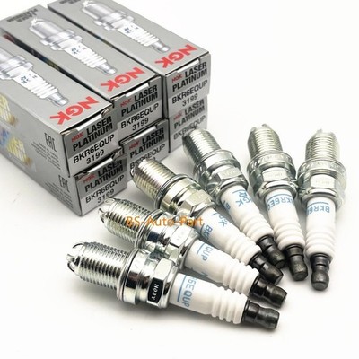 6x NGK Zündkerzen BKR6EQUP 3199 Neu Für BMW 5-ER E39 520 523 528 530 M52 M54