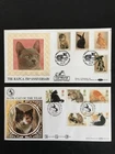 GB 1990/95 "RSPCA/Cats" 2 Benham FDC Issues F/Condition.