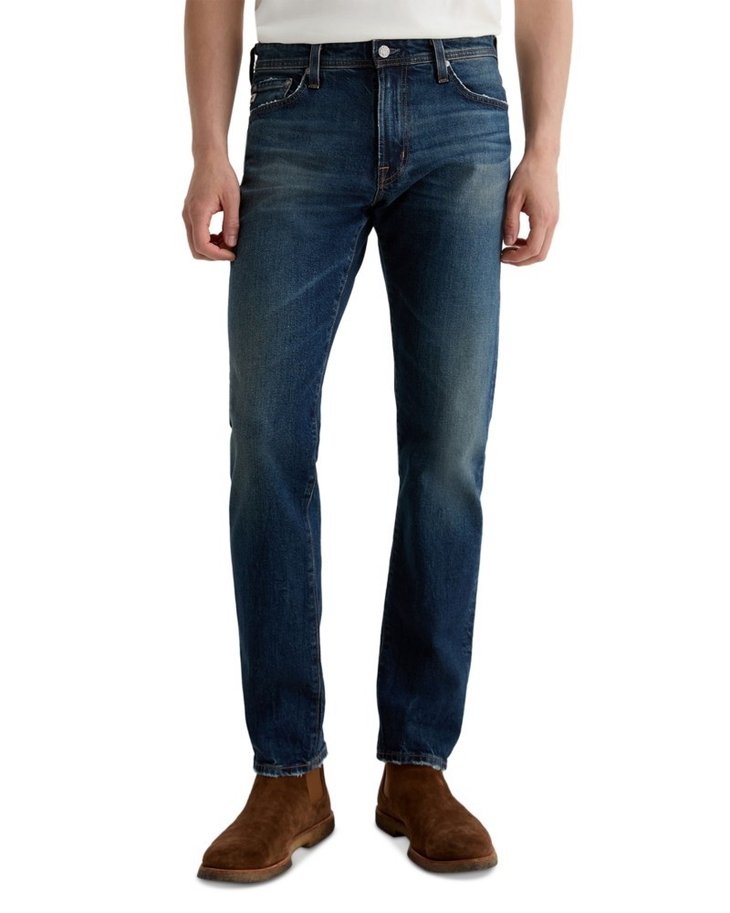 Ag Tellis Modern Slim Jeans Men's 38x32 9 Years Alton Belt Loops Button Closure