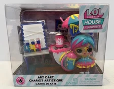 LOL Surprise ~ House Of Surprises ~ Art Cart ~ Series 6 ~ Brand New! Read Desc.