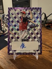 Aidan Keenan 2022 Leaf Perfect Game 1st Prospect RC Auto #/7