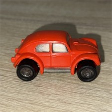 Vintage Tonka Bug Beetle Orange Diecast Toy Car Made in USA 1970s Volkswagen