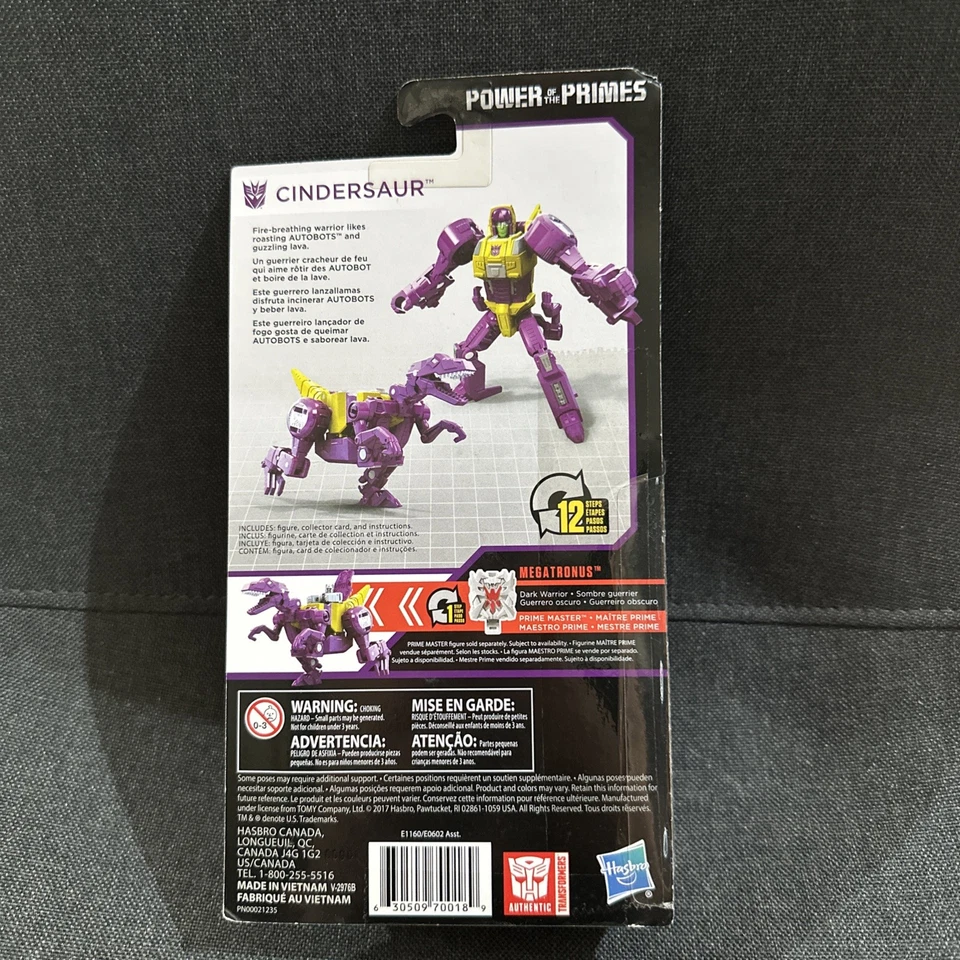 Transformers Hasbro Power of Primes Legends Class Cindersaur! - Image 4 of 4