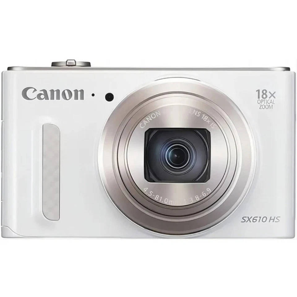 Canon PowerShot SX610 HS Digitalkamera, 20,2 MP, 18-fach optischer Zoom Weiß - Bild 4 von 4
