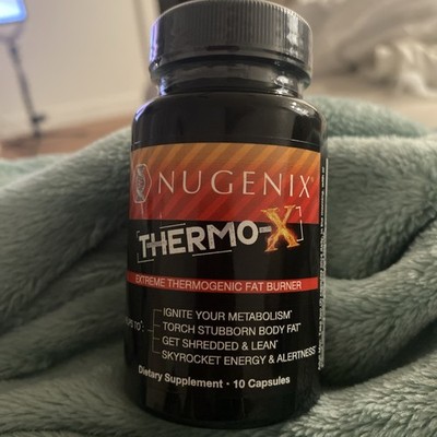 Nugenix Thermo-X Extreme Thermogenic Fat Burner Capsules 10ct Exp 08/2026