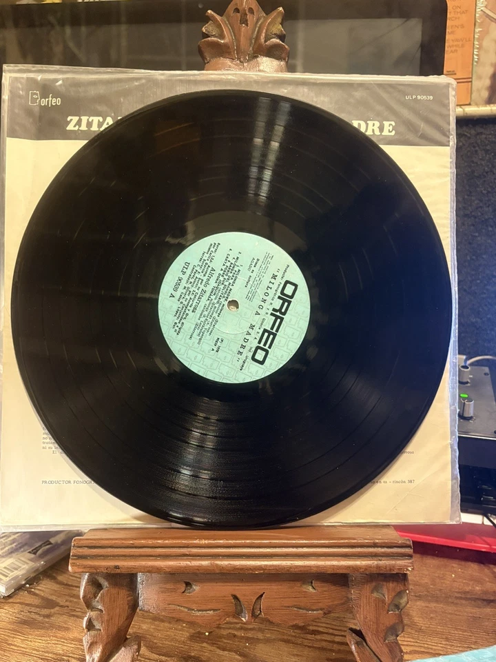 Alfredo Zitarrosa - Milonga Madre Orig Uruguay Orfeo 1970 LP Latin Folk Foto 3 de 4