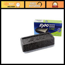 Pack of 12 Soft Pile Dry Erase Board Erasers - 5.125  x 1.25  for Whiteboards