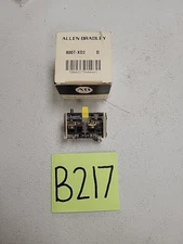 Allen-Bradley 800T-XD2 Series D 600V Contact Shallow Block NIB- ECS