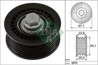 Schaeffler INA 532 1076 10 Umlenk-/FüHrungsrolle, Keilrippenriemen FüR